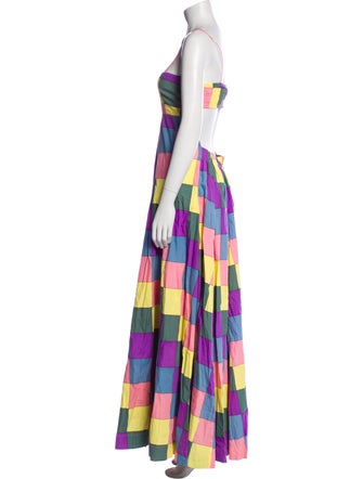 S/W/F Striped Long Dress