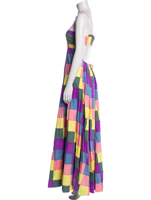 S/W/F Striped Long Dress