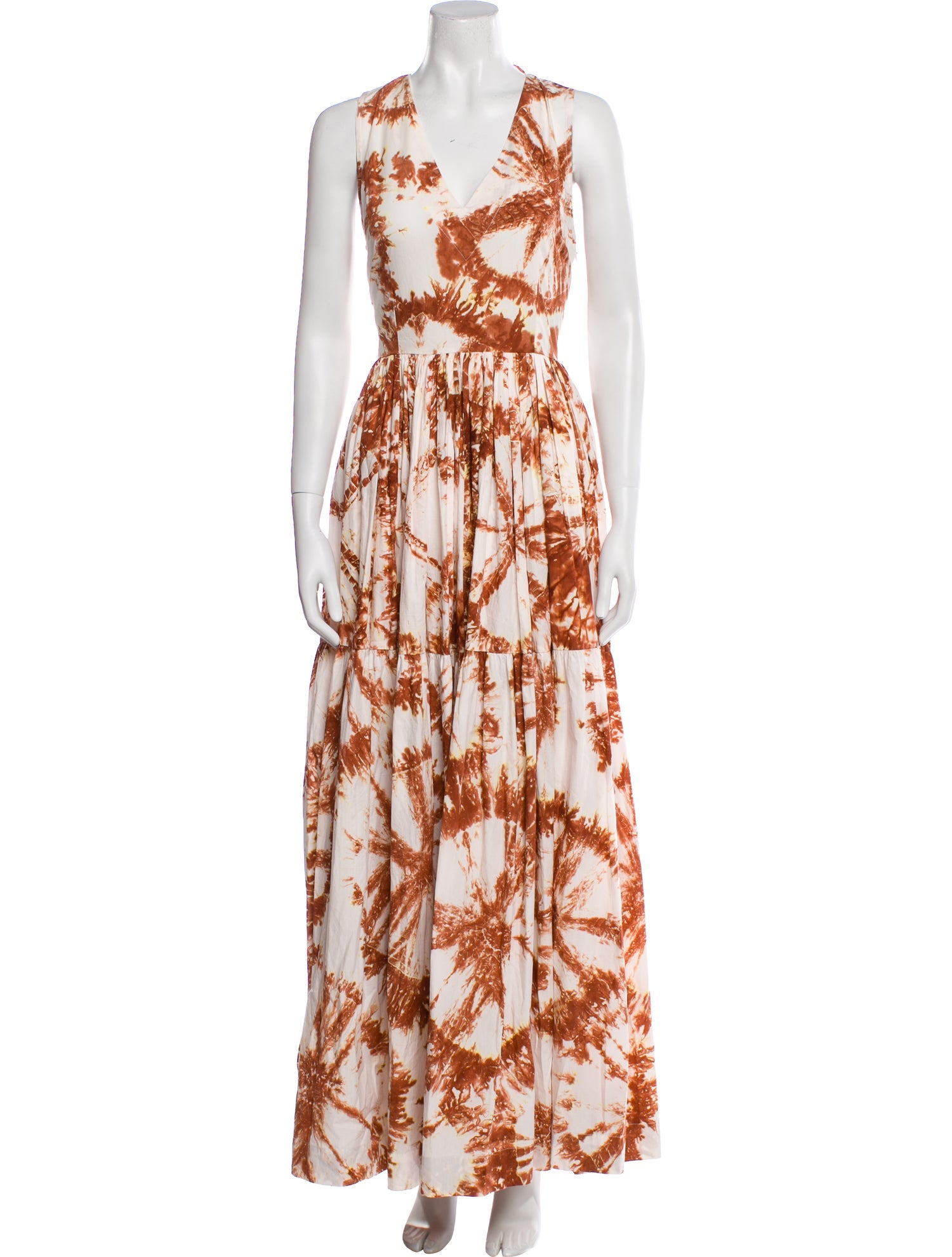 S/W/F Printed Long Dress