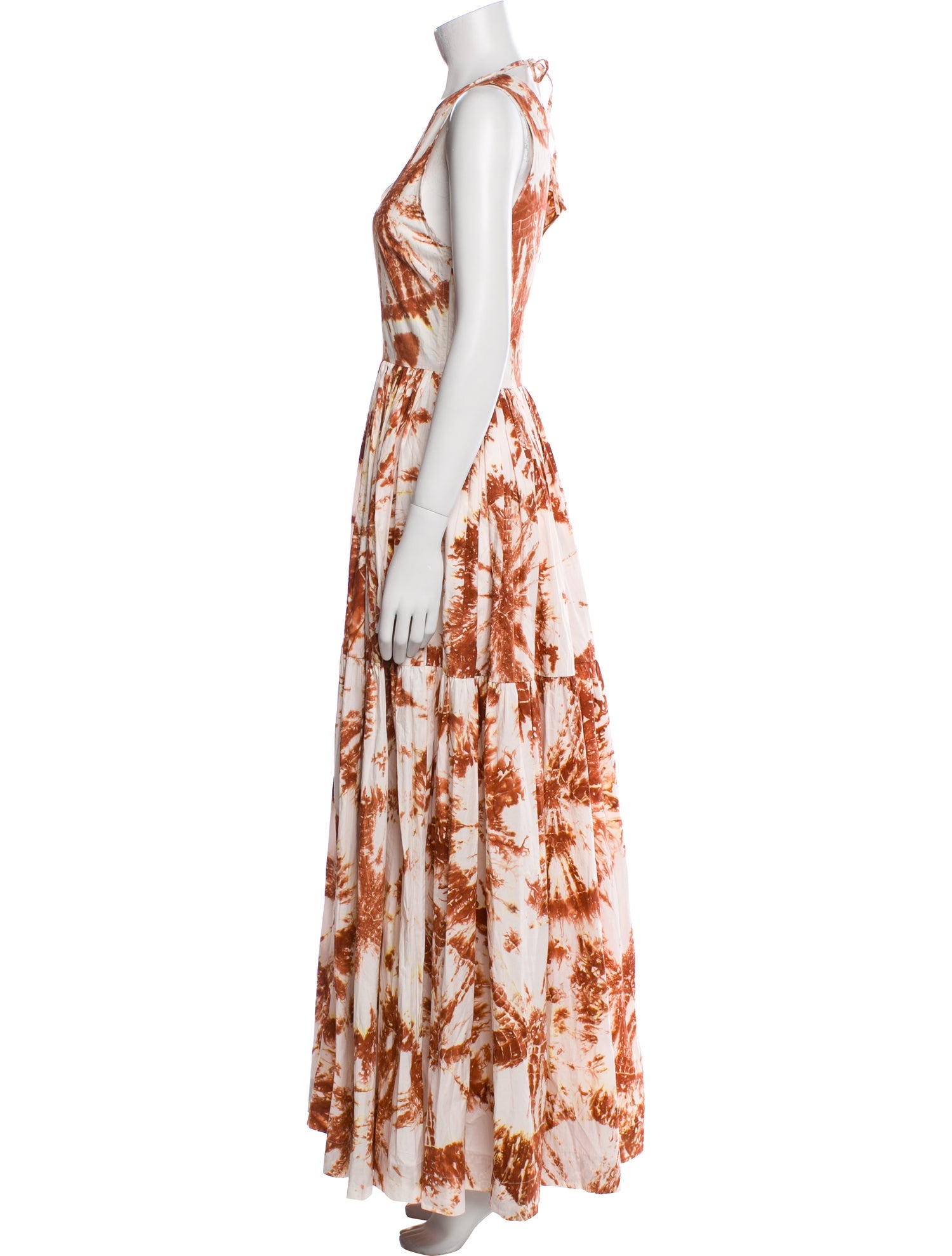 S/W/F Printed Long Dress