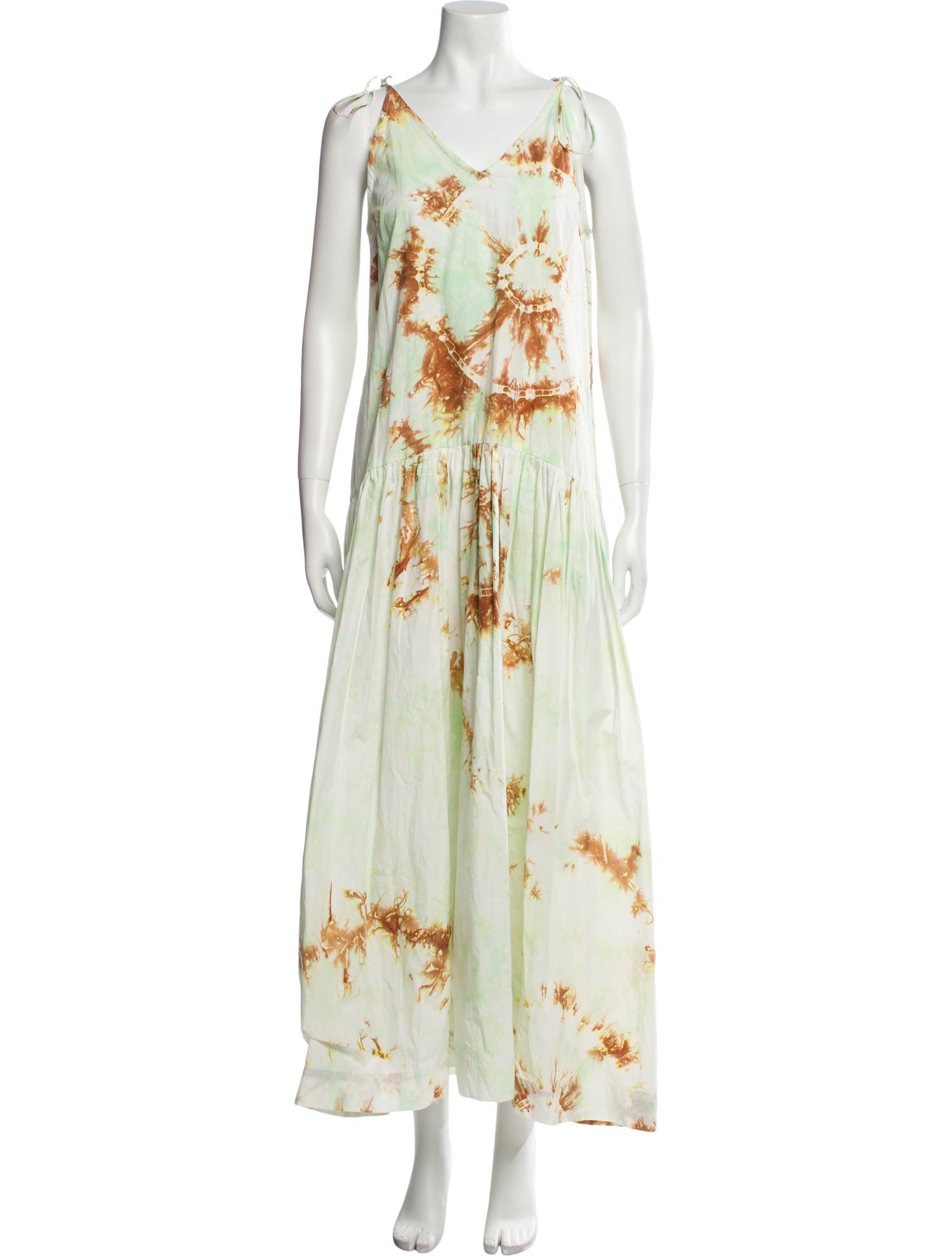 S/W/F Floral Print Long Dress
