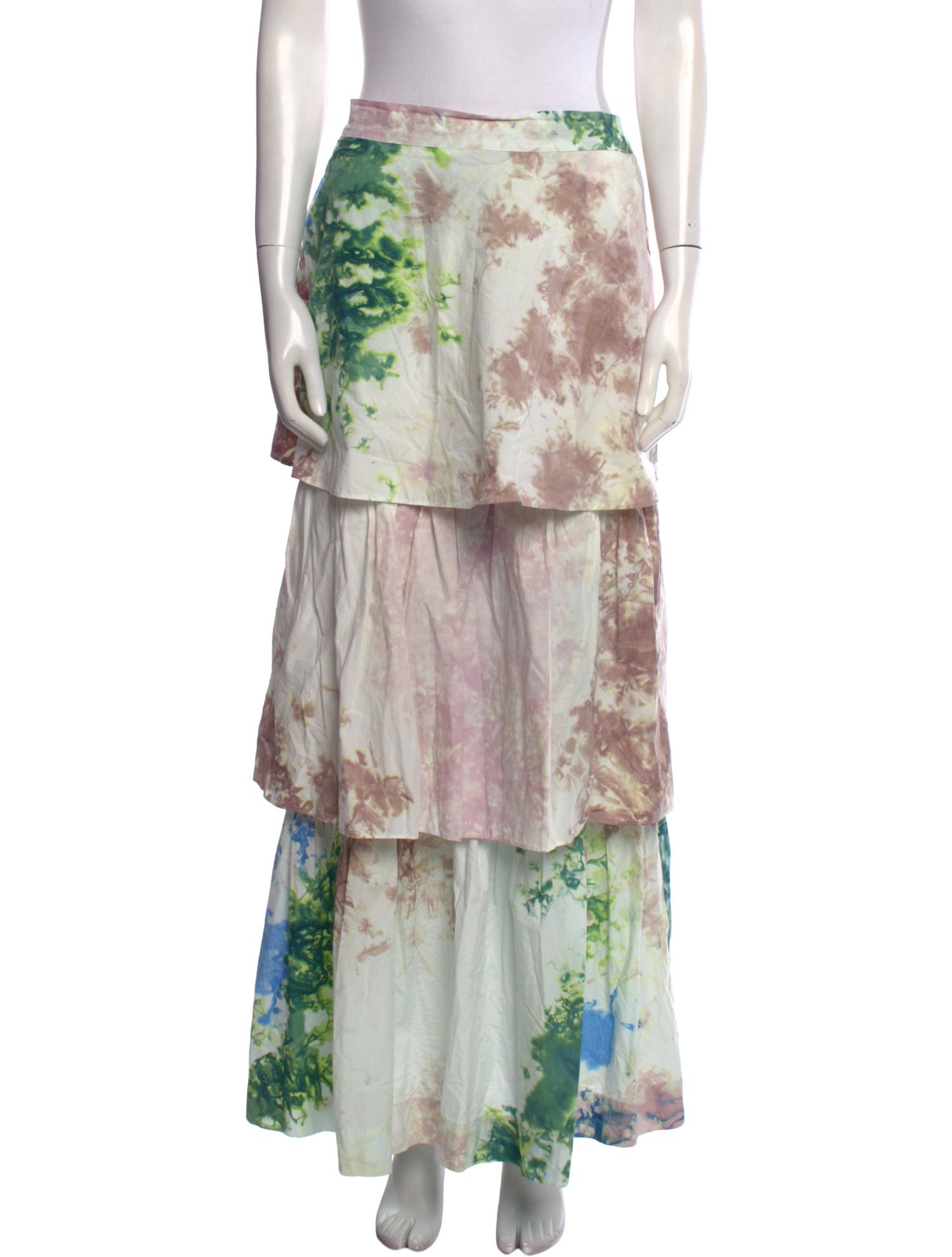 S/W/F Floral Print Long Skirt