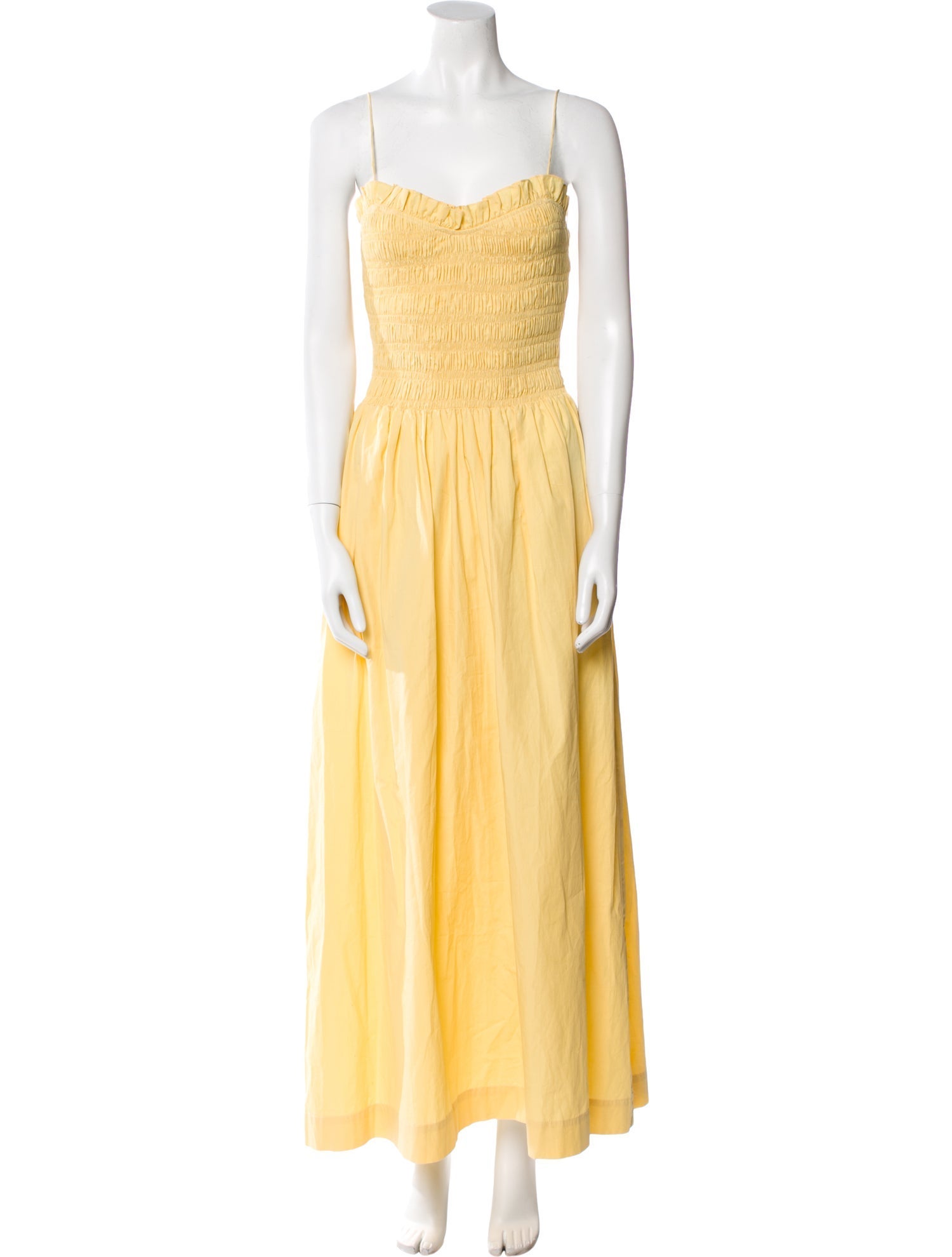 S/W/F Square Neckline Long Dress