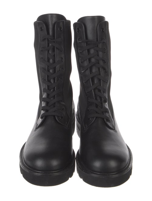 Stuart Weitzman Leather Combat Boots
