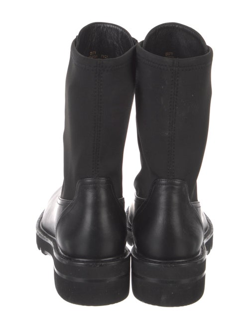 Stuart Weitzman Leather Combat Boots