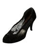 Stuart Weitzman x Gigi Hadid Lace Lace Trim Embellishment Pumps