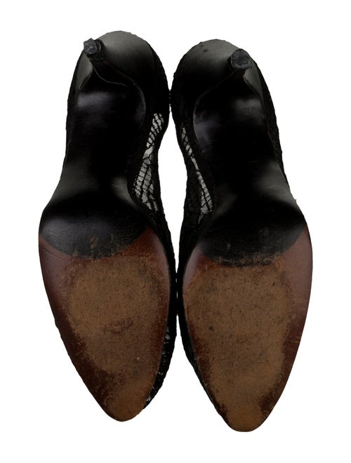 Stuart Weitzman x Gigi Hadid Lace Lace Trim Embellishment Pumps