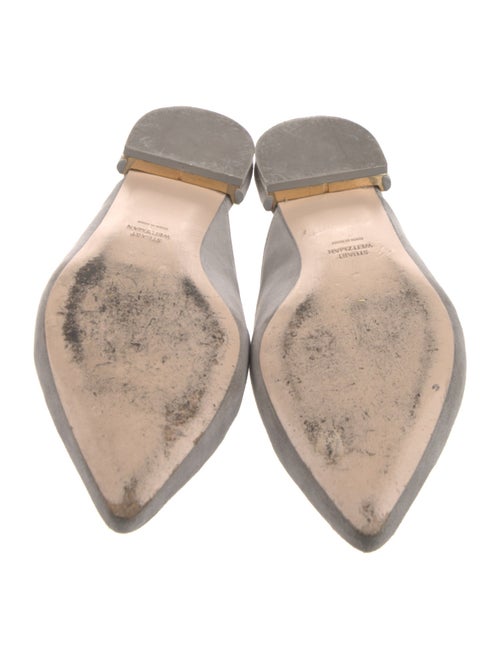 Stuart Weitzman x Gigi Hadid Suede Floral Print Mules