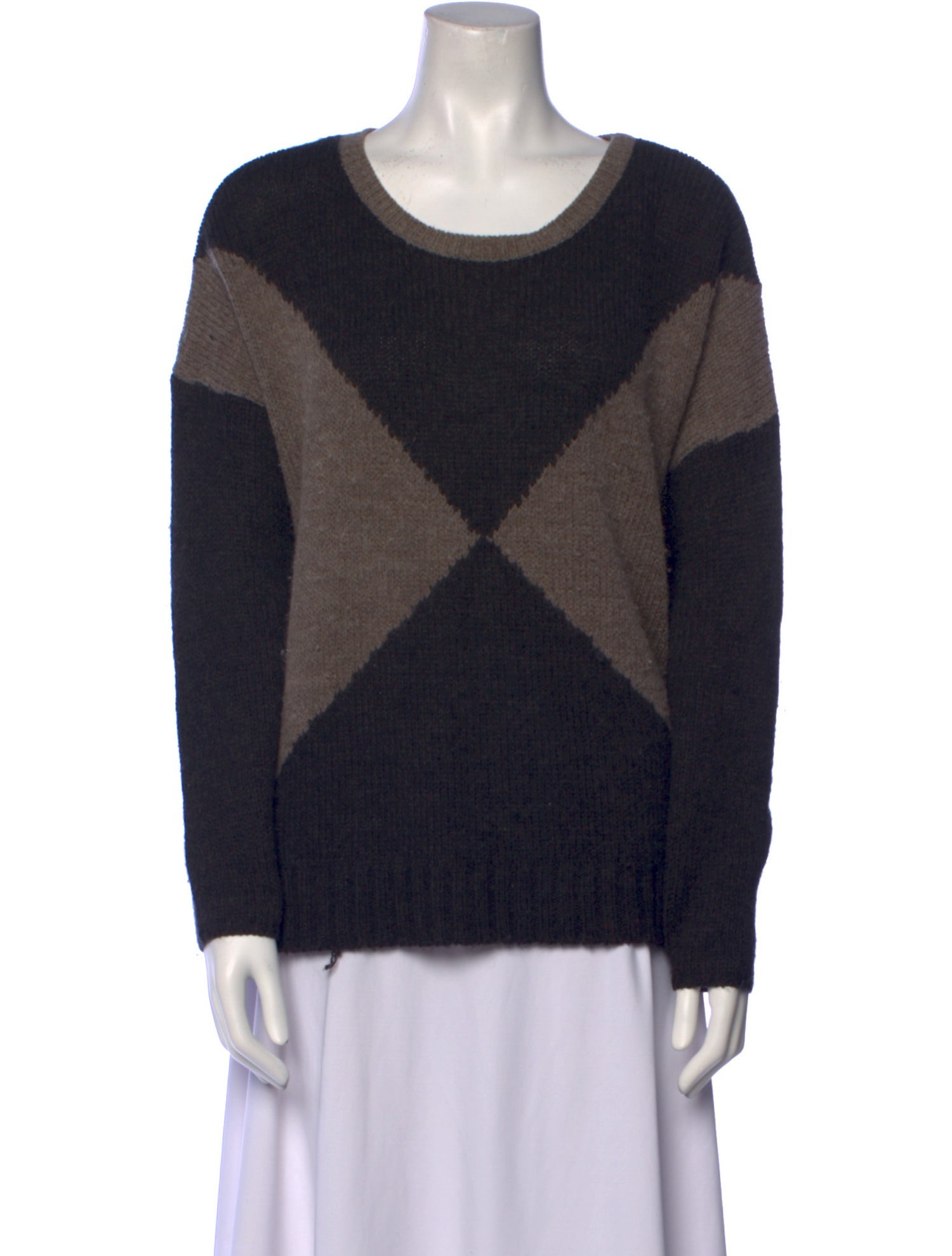 360 SWEATER Printed Crew Neck Sweater