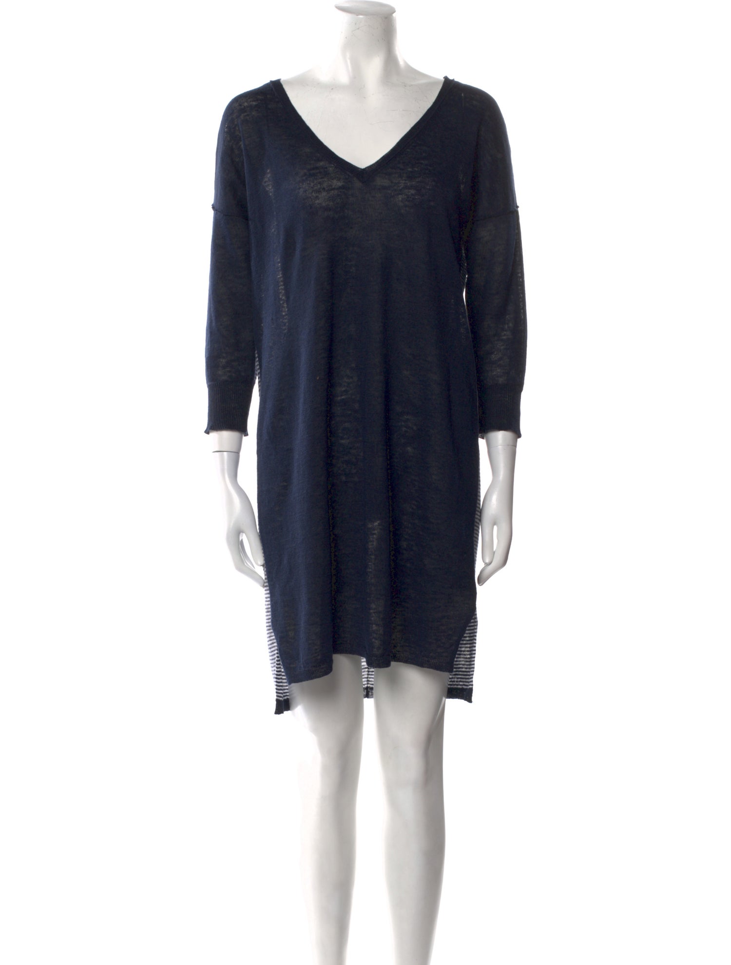 360 SWEATER Linen Mini Dress