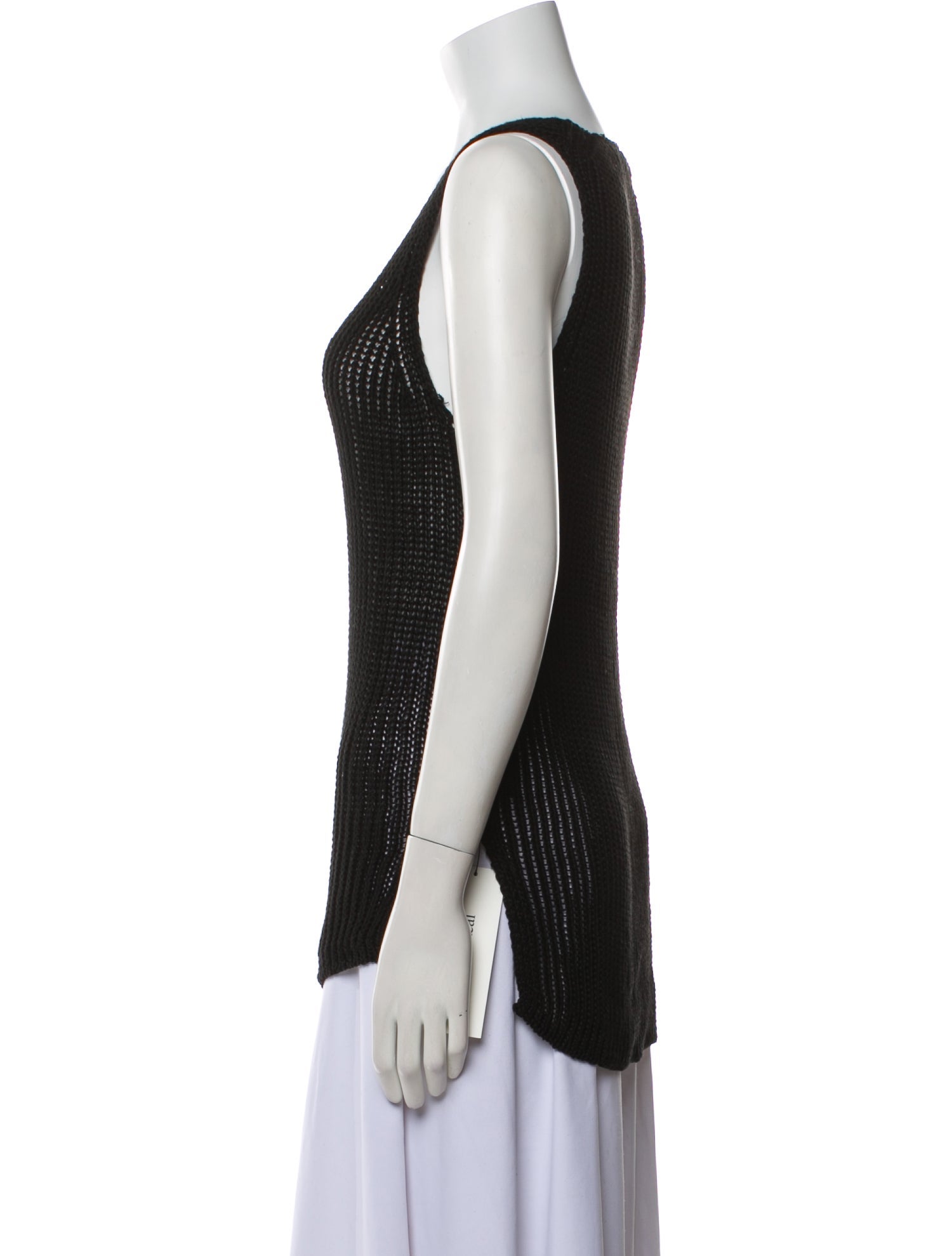 360 SWEATER Linen Scoop Neck Sweater