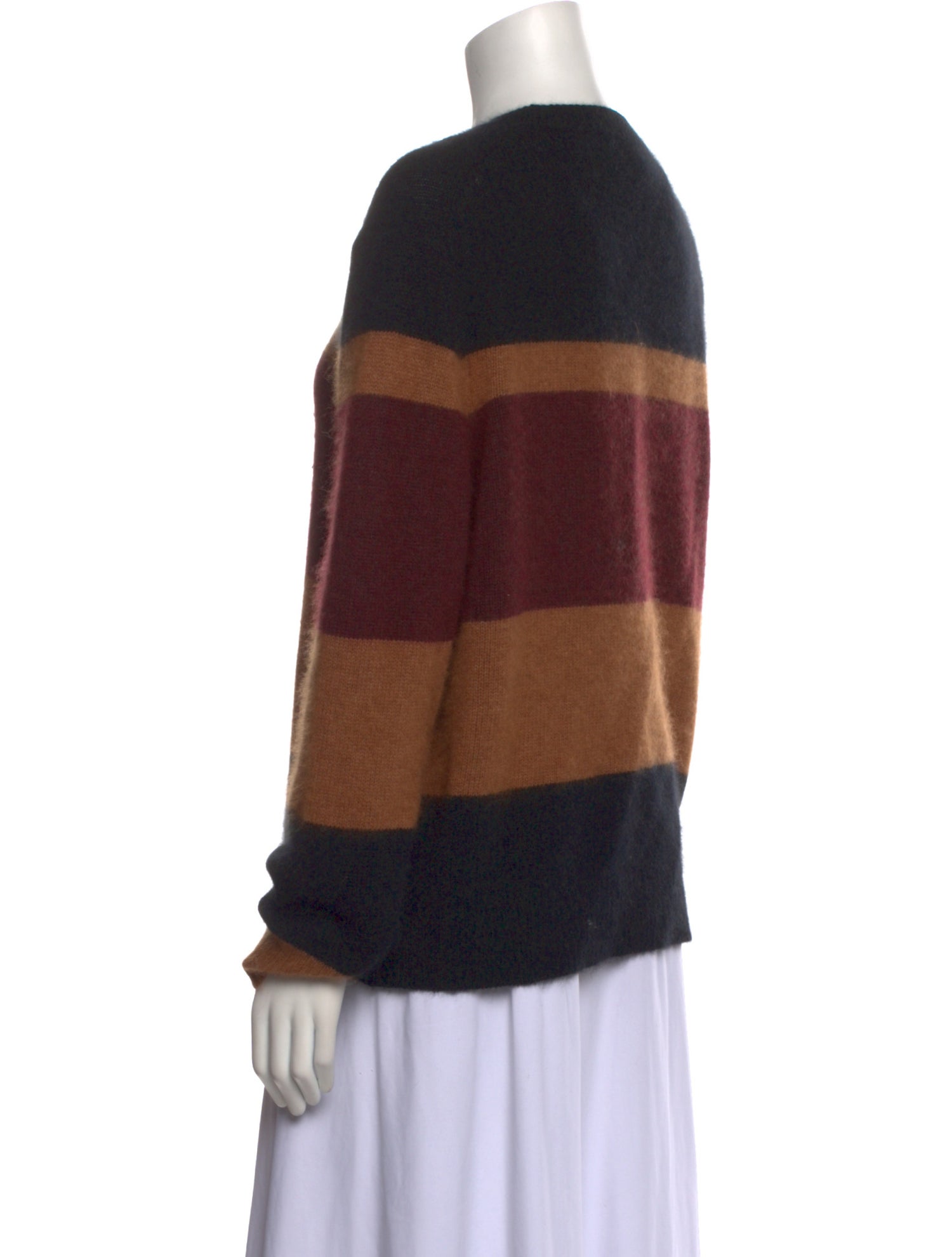 360 SWEATER Wool Striped Sweater