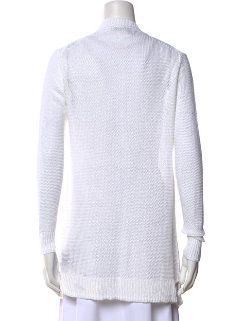 360 SWEATER Linen Open Front Sweater
