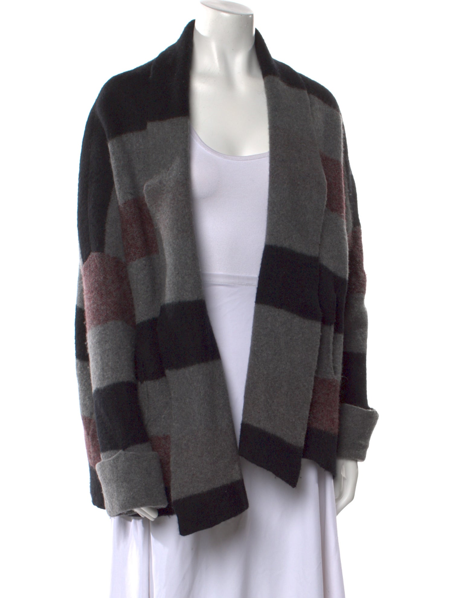 360 SWEATER Wool Striped Sweater