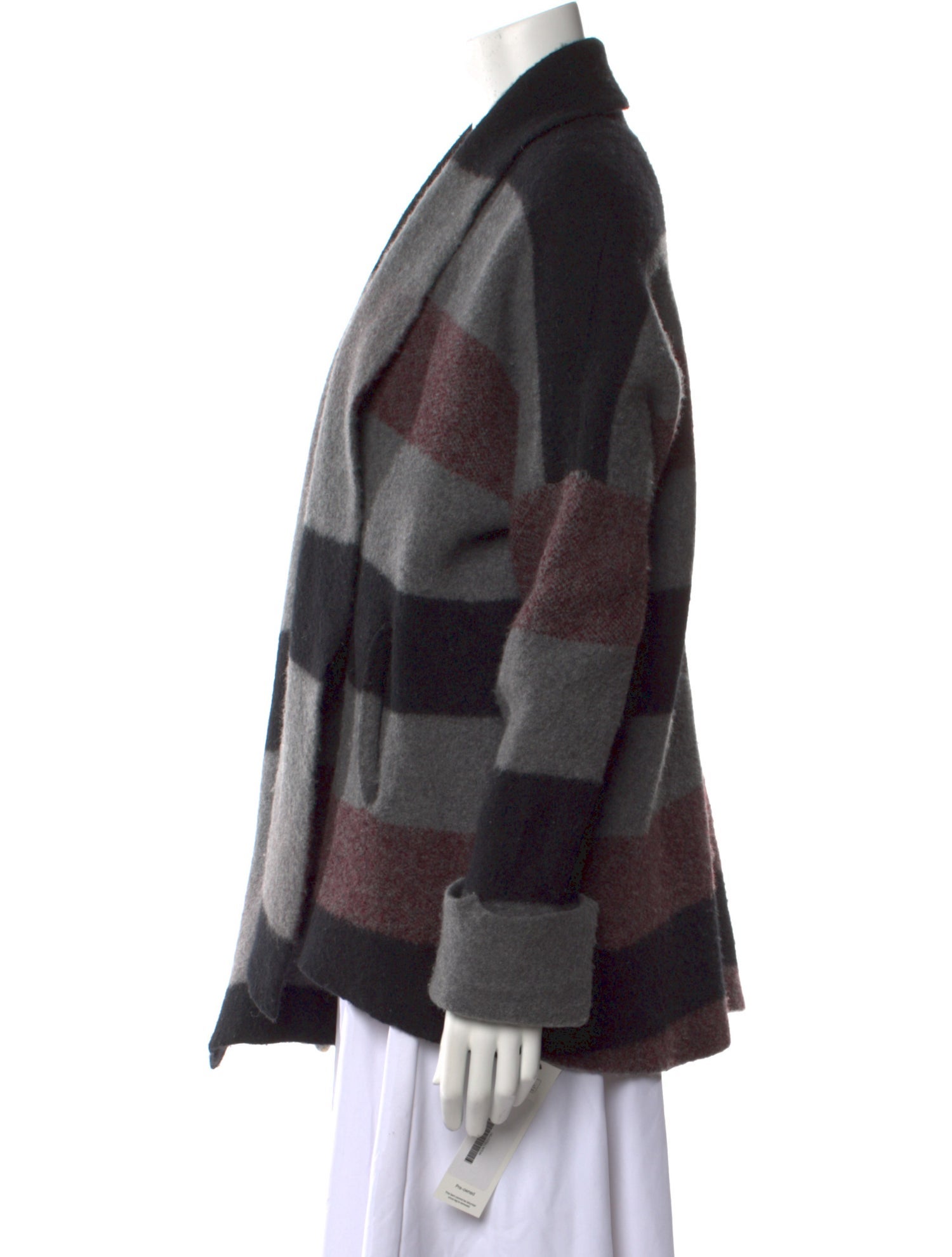 360 SWEATER Wool Striped Sweater