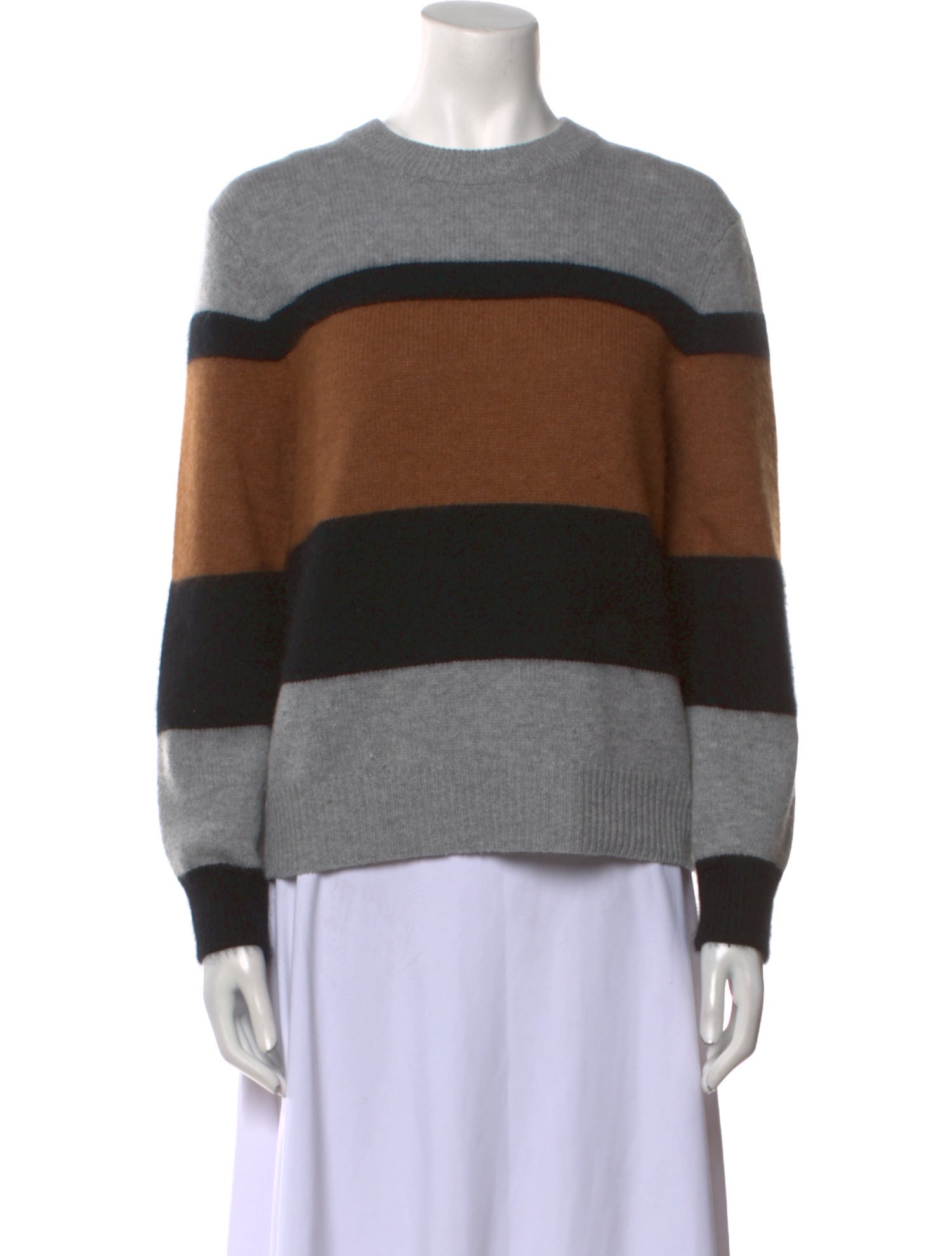 360 SWEATER Cashmere Striped Sweater
