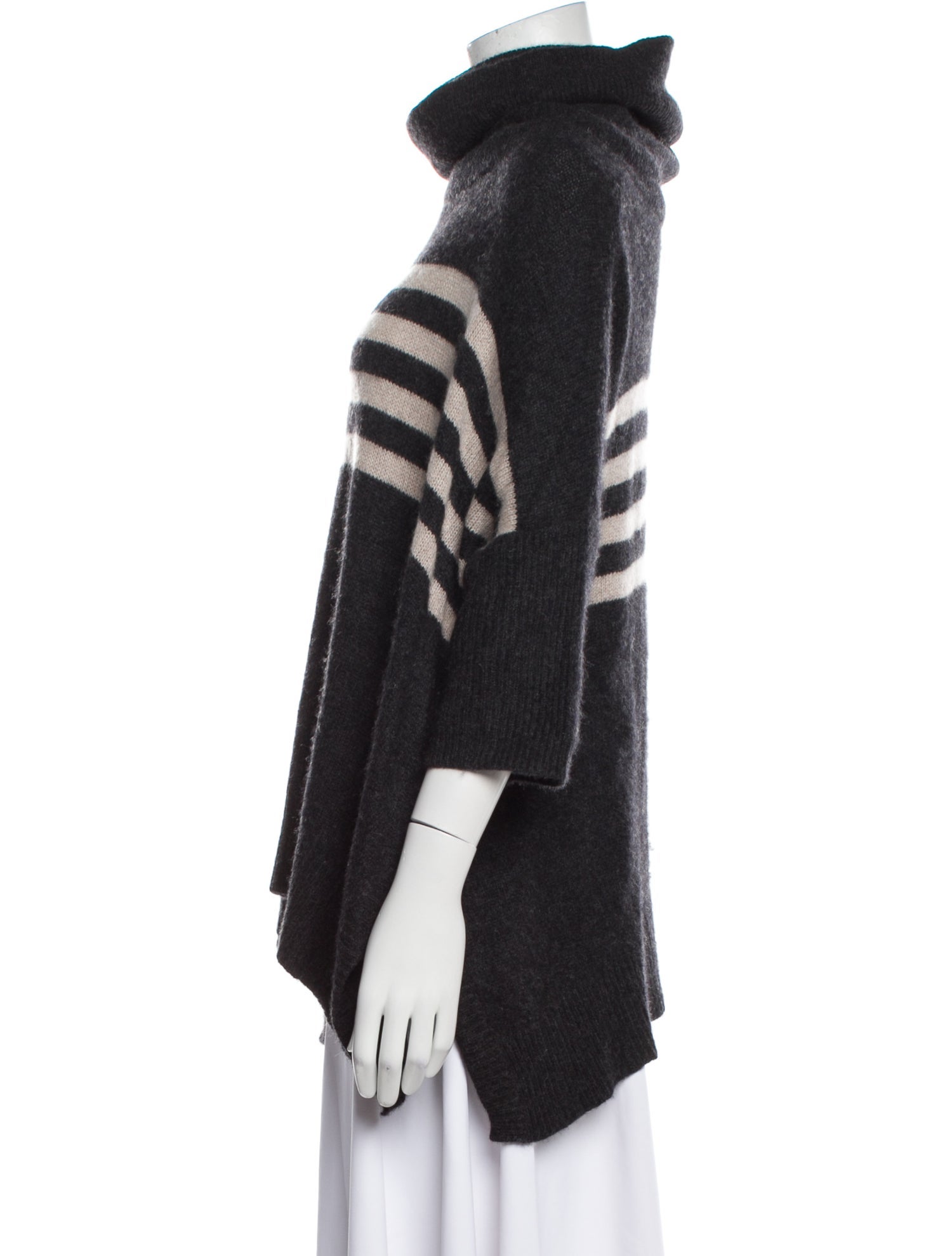 360 SWEATER Cashmere Striped Sweater