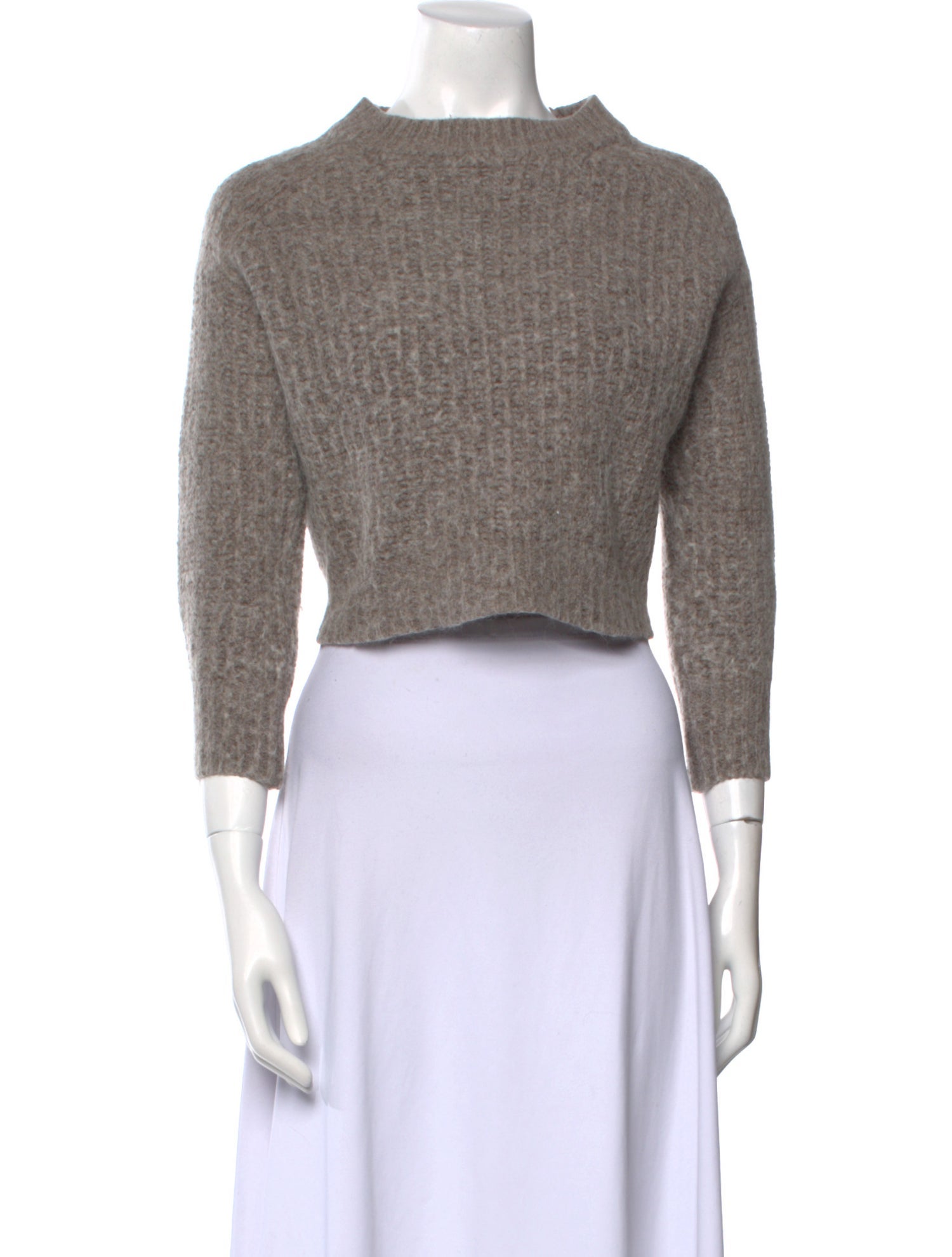 360 SWEATER Merino Wool Mock Neck Sweater
