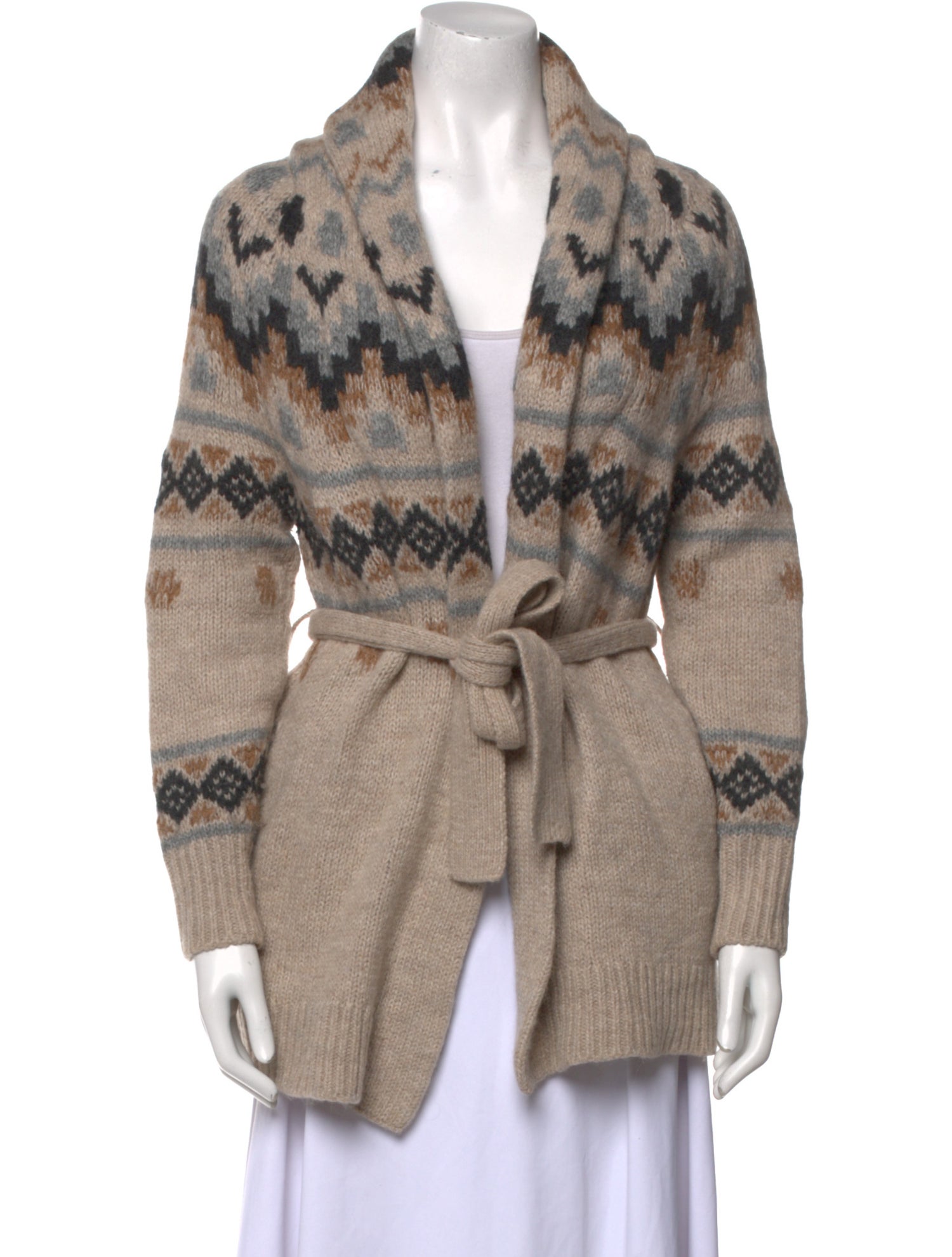 360 SWEATER Merino Wool Printed Sweater