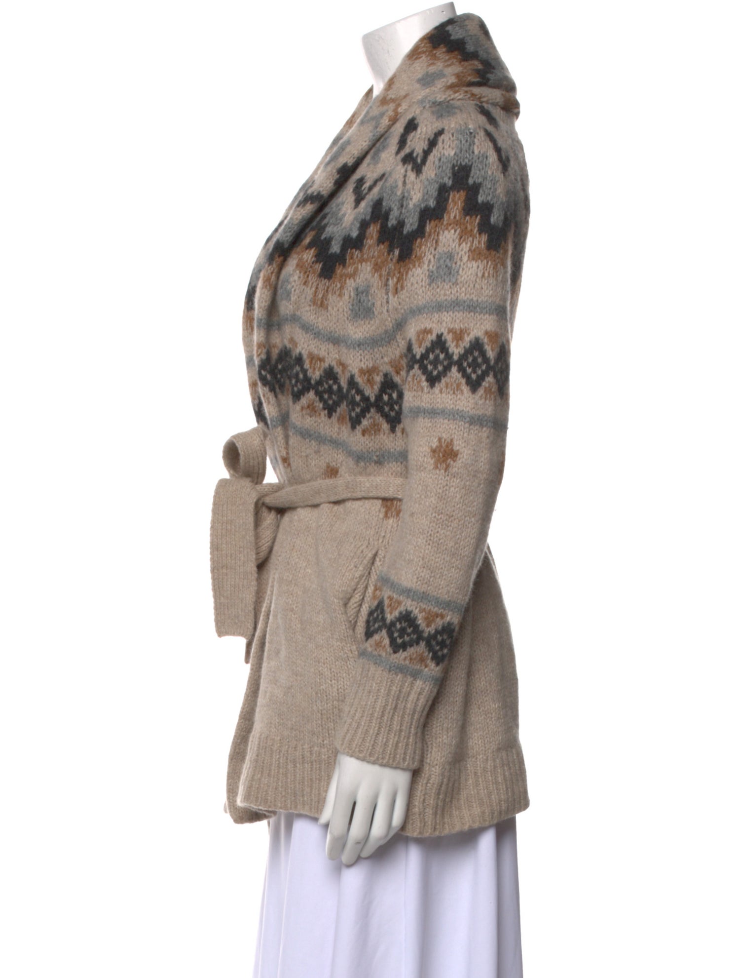 360 SWEATER Merino Wool Printed Sweater