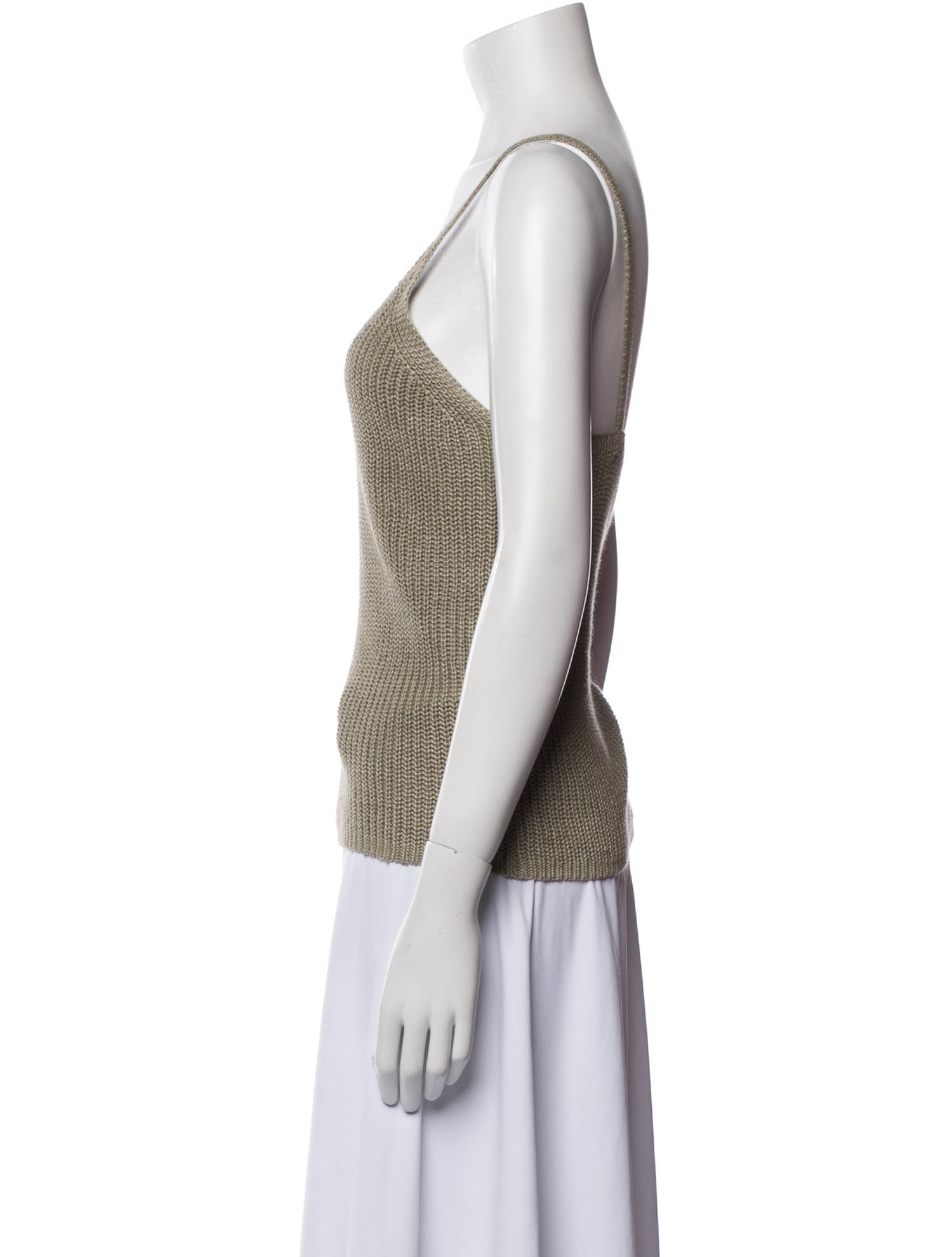 360 SWEATER Linen Scoop Neck Sweater