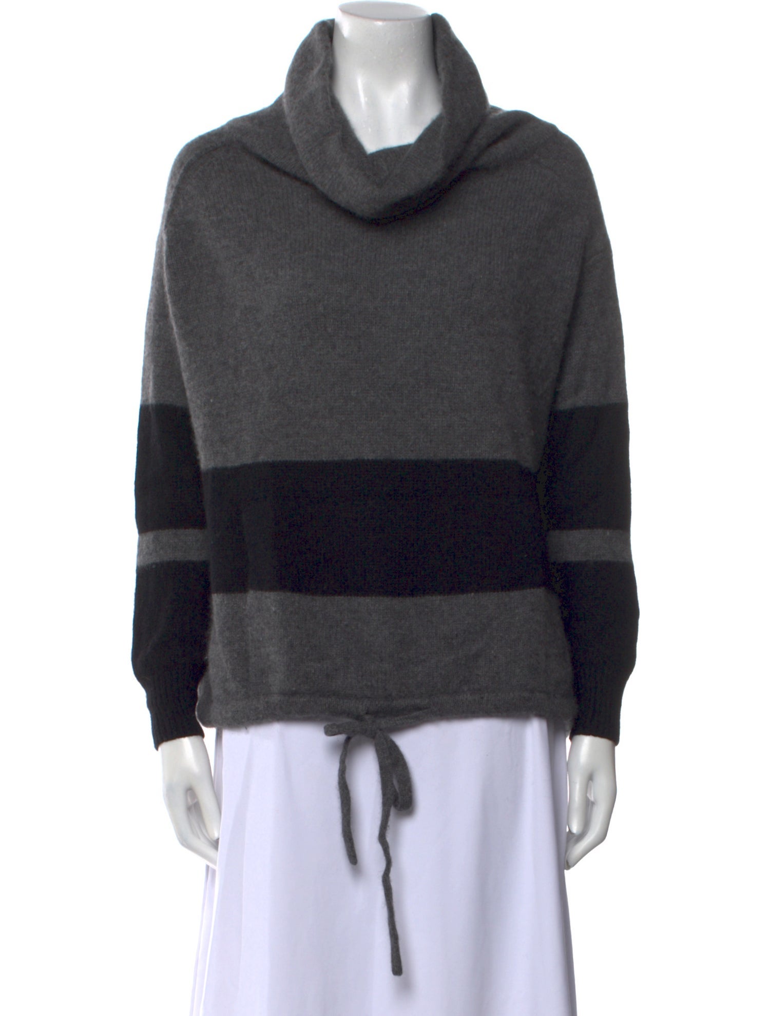 360 SWEATER Cashmere Striped Sweater