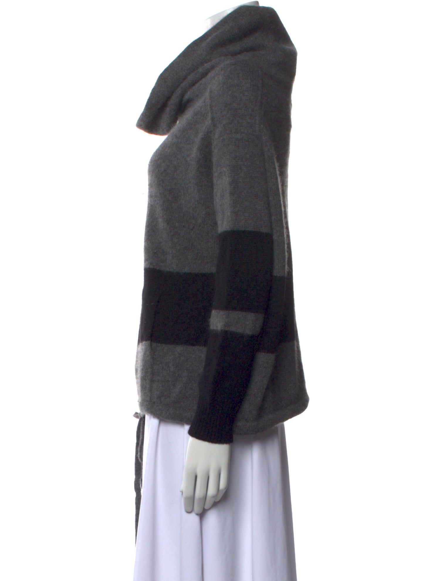 360 SWEATER Cashmere Striped Sweater