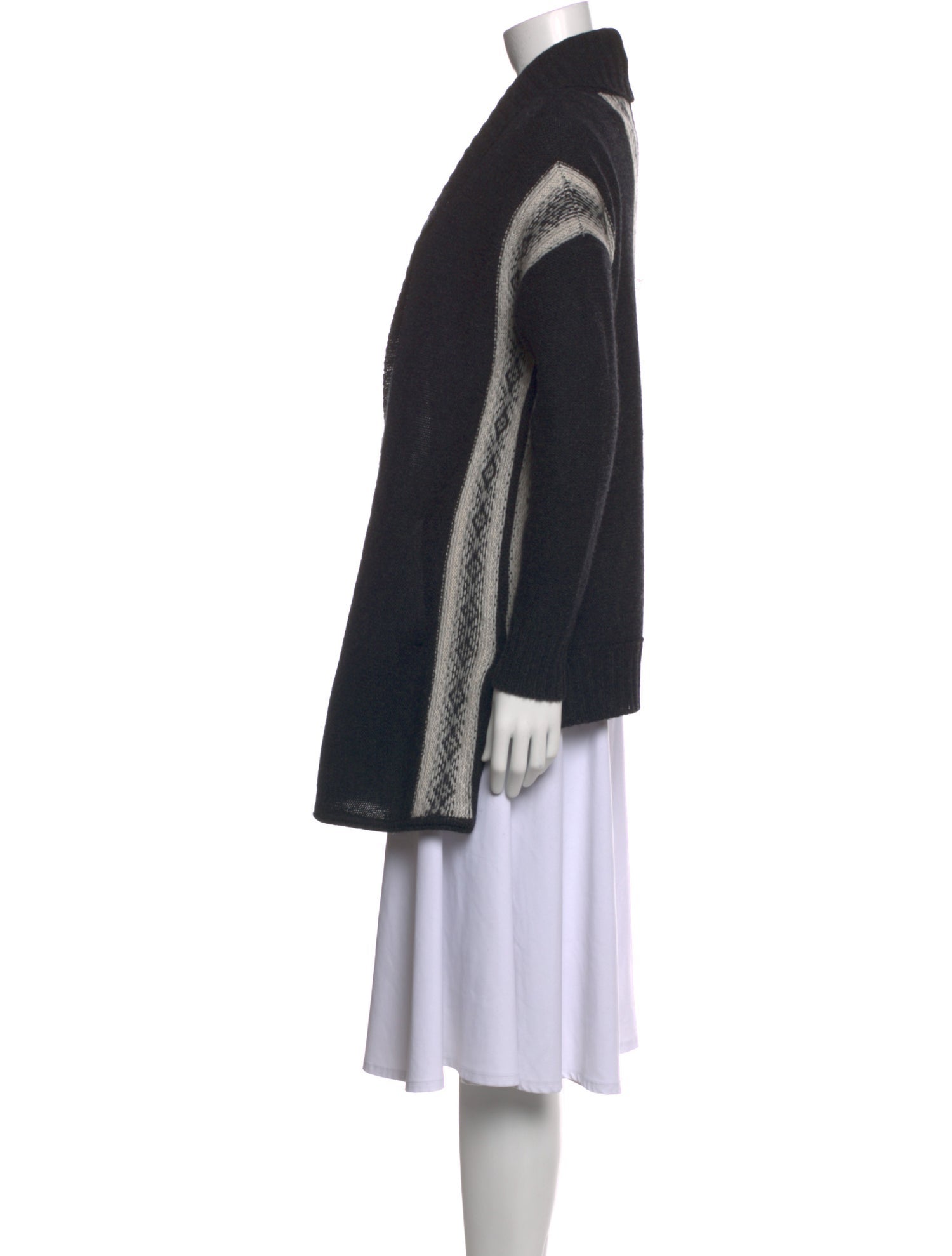 360 SWEATER Cashmere Open Front Sweater