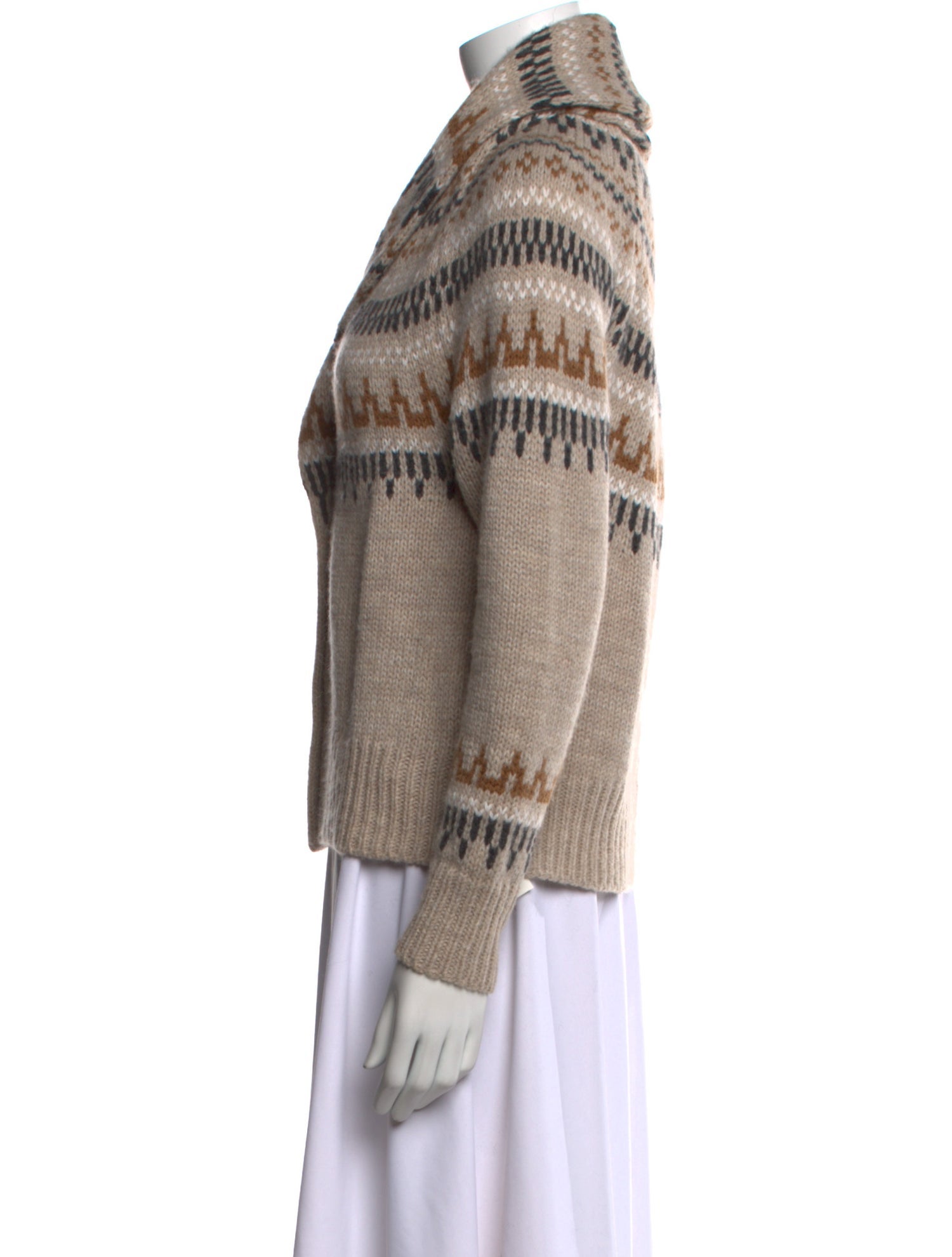 360 SWEATER Merino Wool Printed Sweater