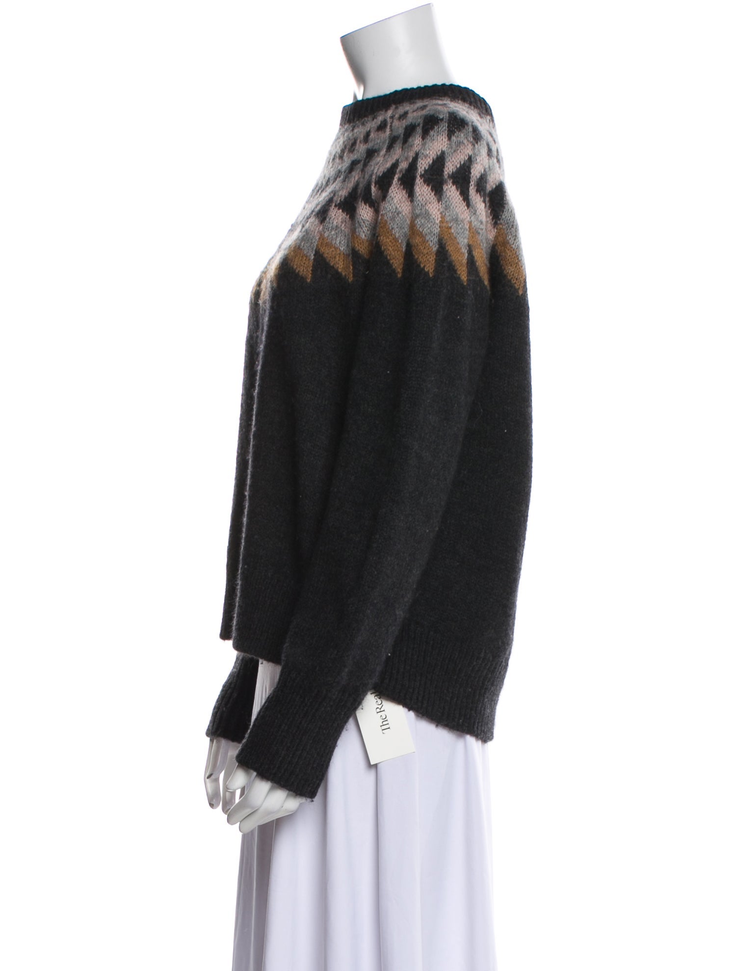 360 SWEATER Merino Wool Printed Sweater
