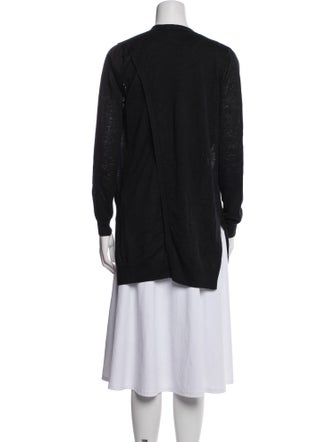 360 SWEATER Linen Open Front Sweater