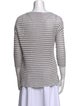 360 SWEATER Linen Striped Sweater