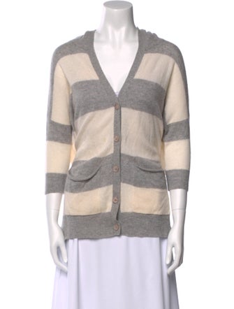 360 SWEATER Cashmere Striped Sweater