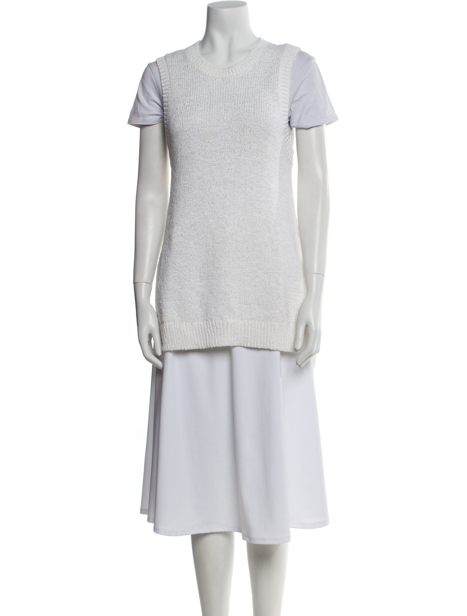 360 SWEATER Nylon Bateau Neckline Sweater