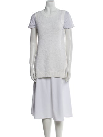 360 SWEATER Nylon Bateau Neckline Sweater