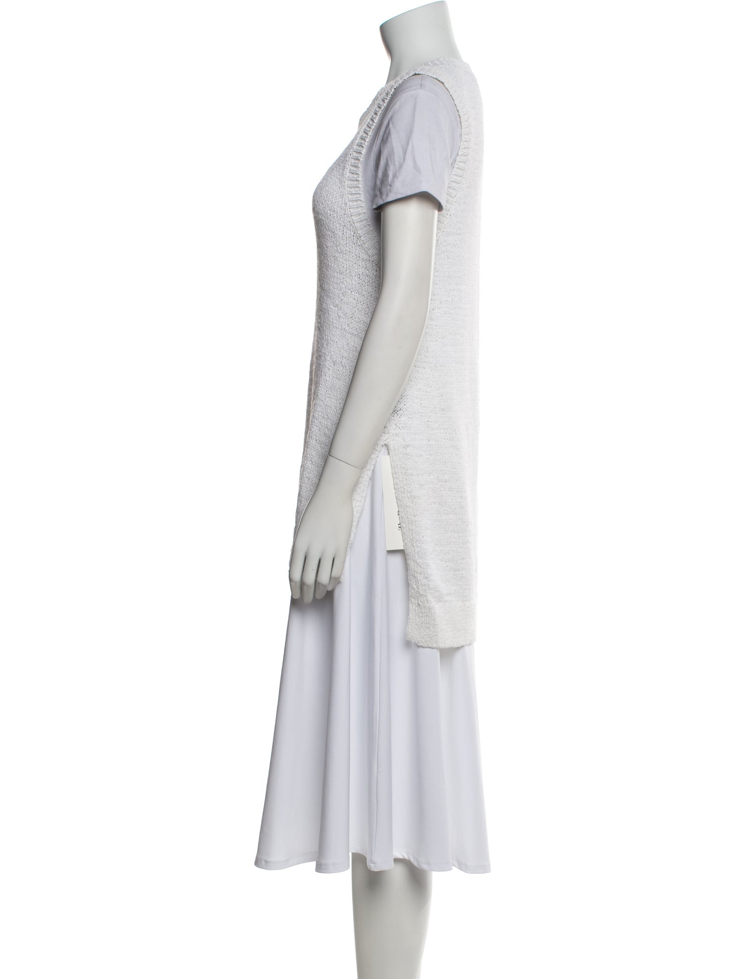 360 SWEATER Nylon Bateau Neckline Sweater