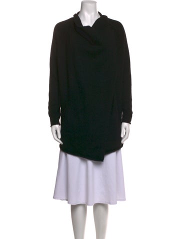 Pre-owned 360 Sweater Cashmere V-neck Sweater In Black