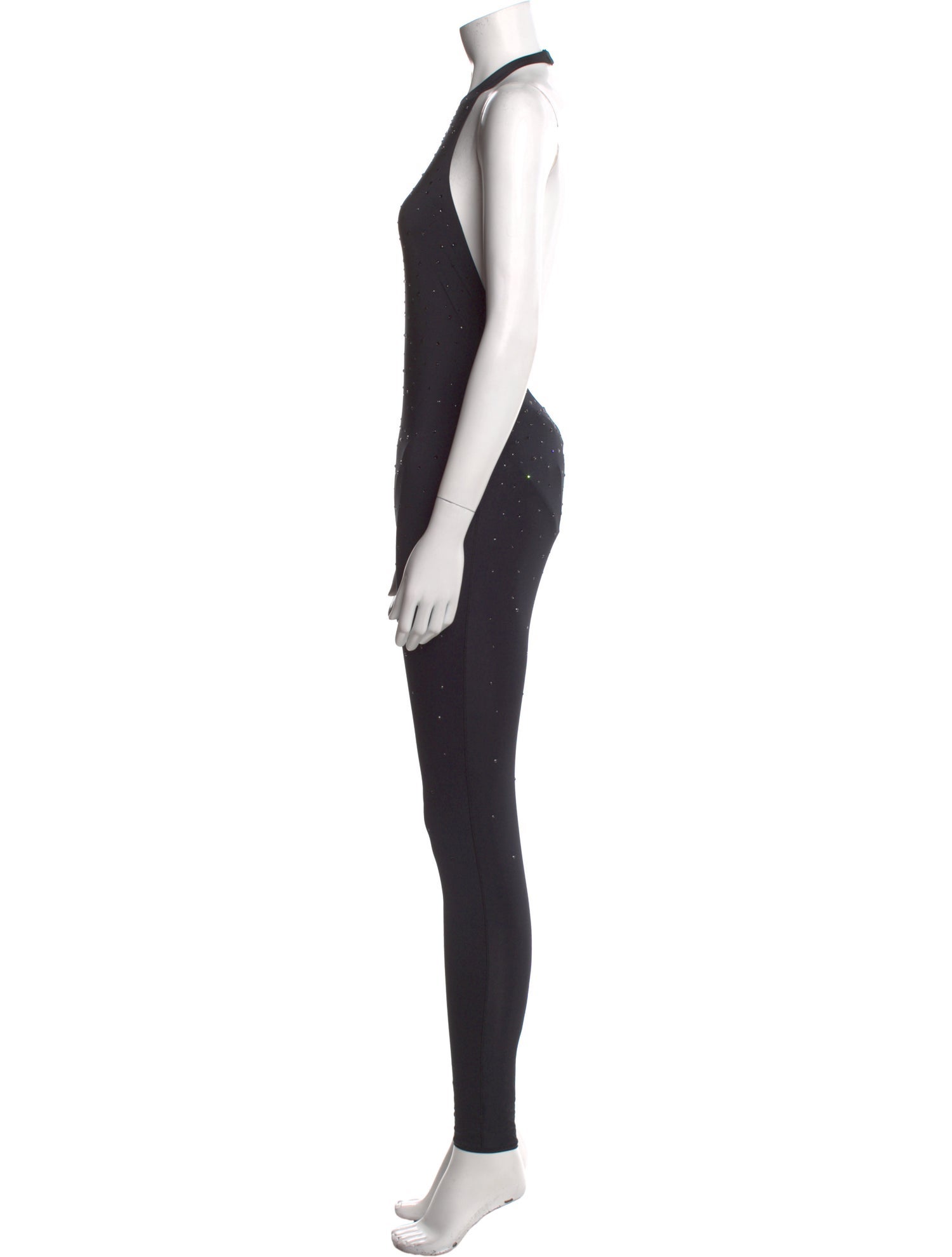 Swarovski x Skims Wool Crew Neck Jumpsuit w/ Tags