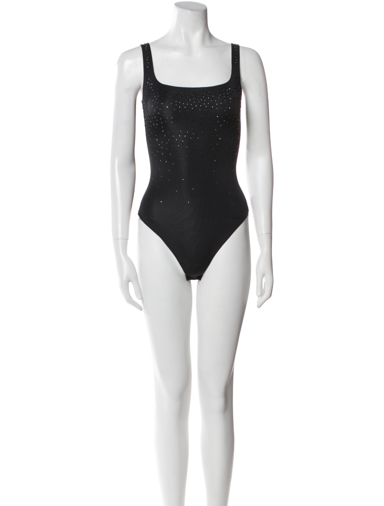 Swarovski x Skims Square Neckline Sleeveless Bodysuit