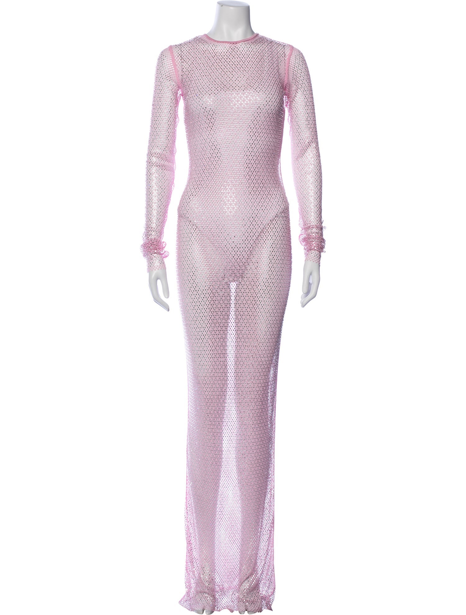 Swarovski x Skims Crew Neck Long Dress w/ Tags