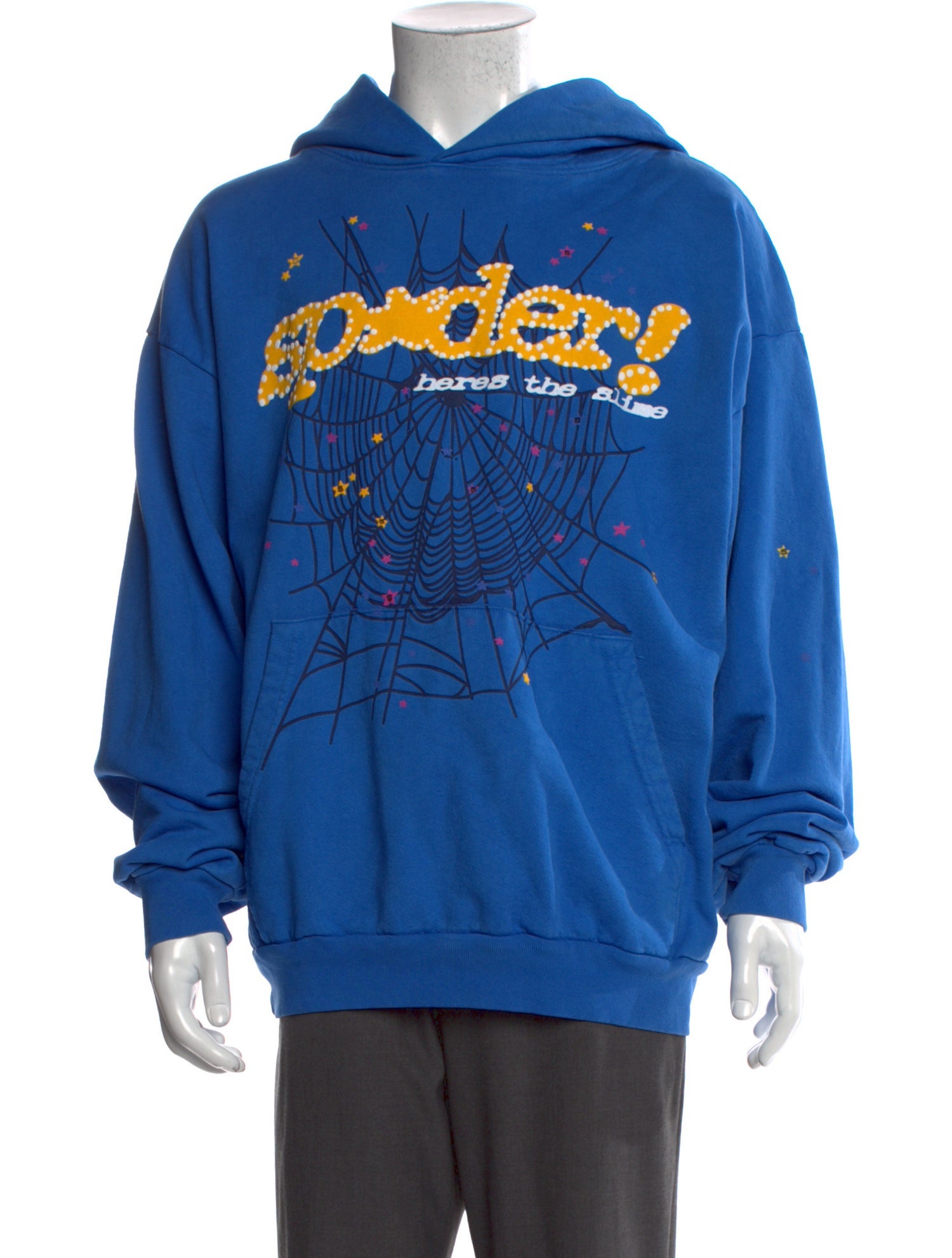 Spider Worldwide x Young Thug Graphic Print Crew Neck Hoodie