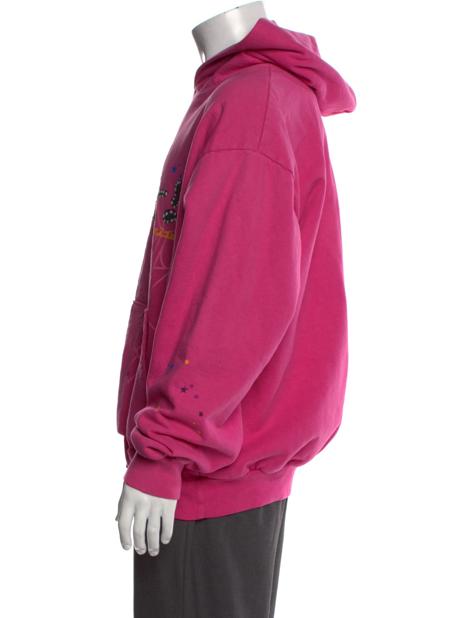 Spider Worldwide x Young Thug Graphic Print Crew Neck Hoodie