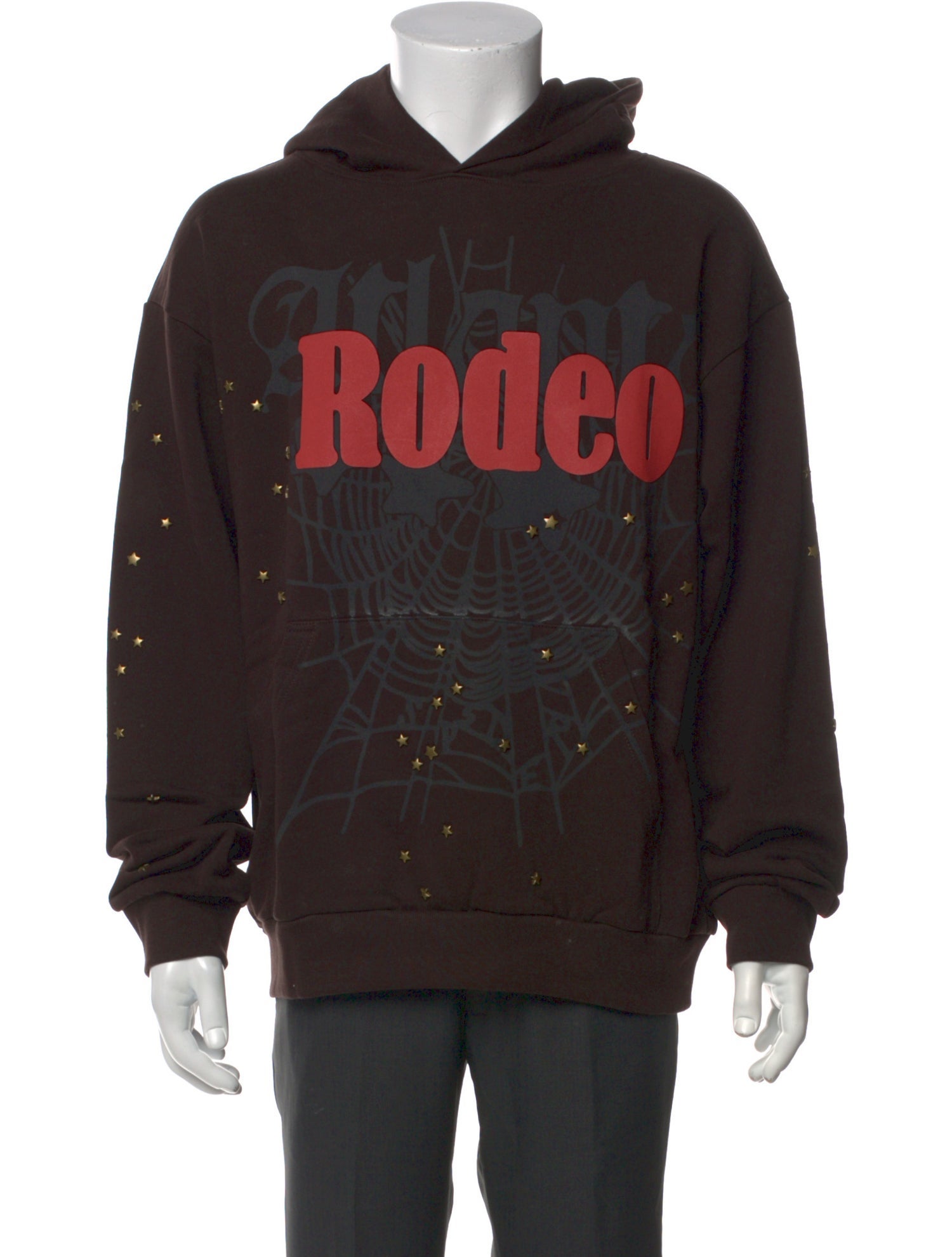 Spider Worldwide x Young Thug Graphic Print Crew Neck Hoodie