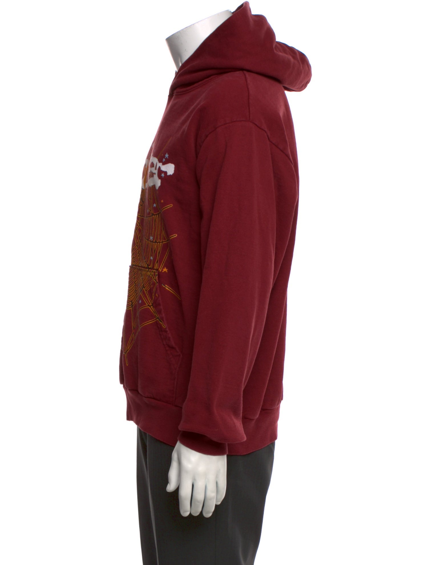 Spider Worldwide x Young Thug Graphic Print Crew Neck Hoodie