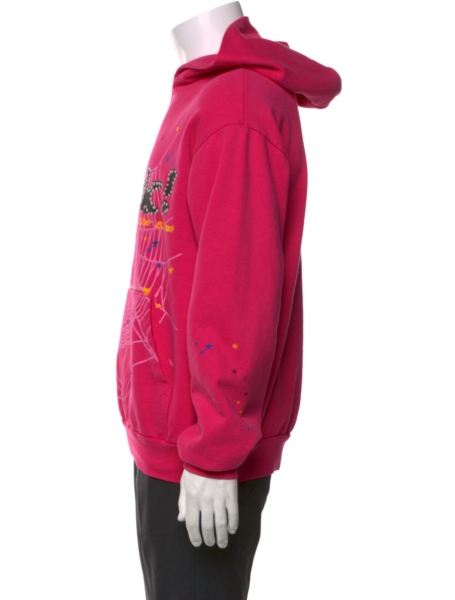 Spider Worldwide x Young Thug Graphic Print Crew Neck Hoodie