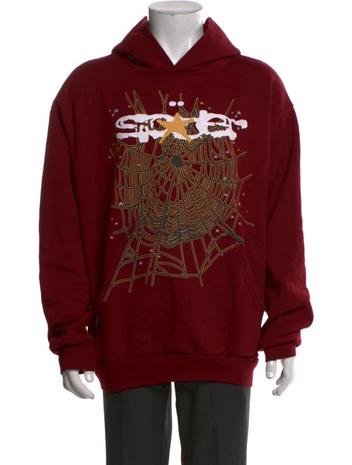 Spider Worldwide x Young Thug Graphic Print Collar Pullover