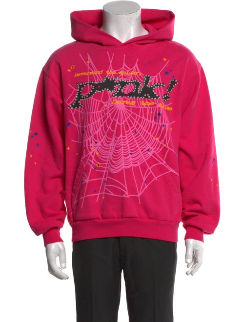 Spider Worldwide x Young Thug Graphic Print Crew Neck Hoodie
