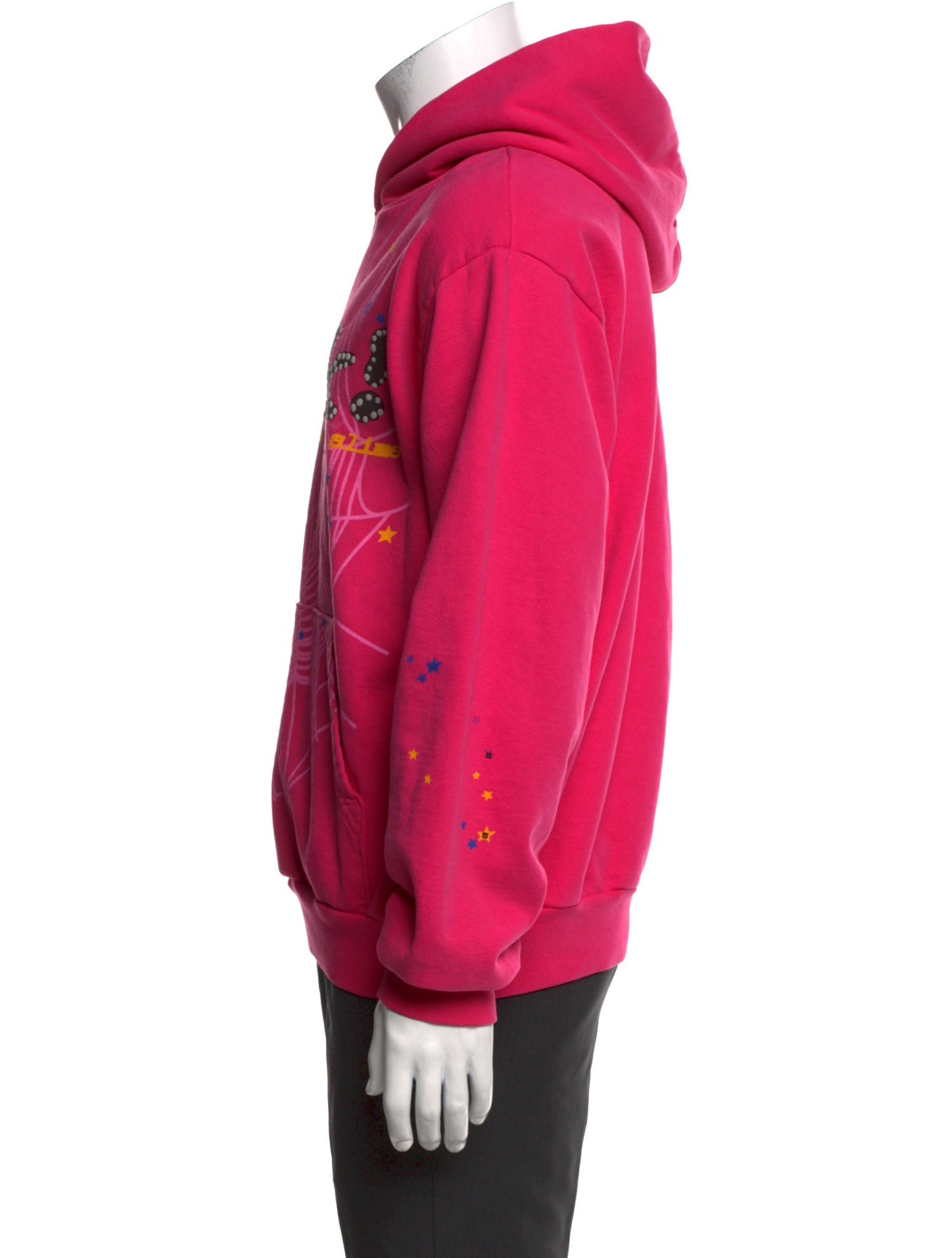 Spider Worldwide x Young Thug Graphic Print Crew Neck Hoodie