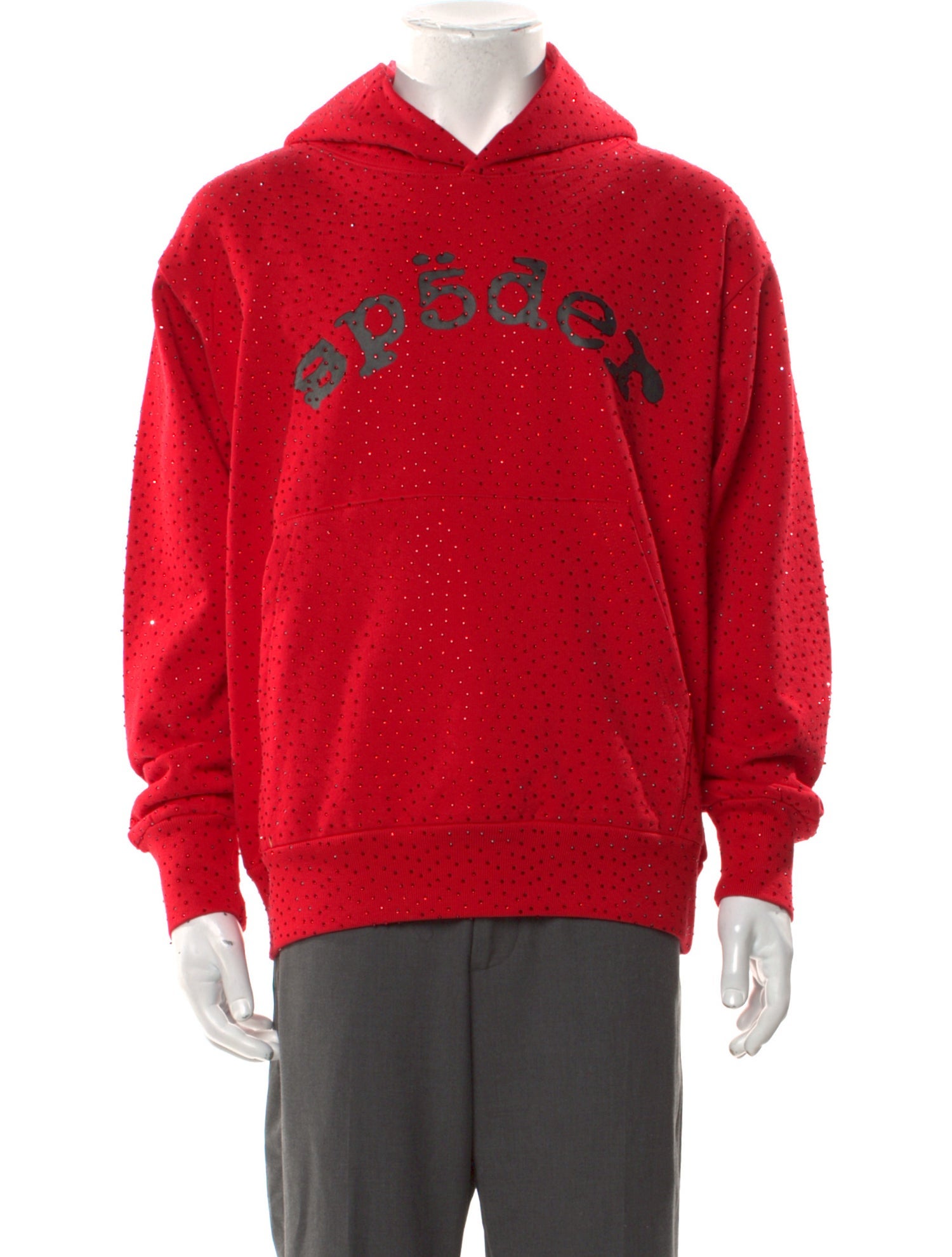 Spider Worldwide x Young Thug Graphic Print Crew Neck Hoodie