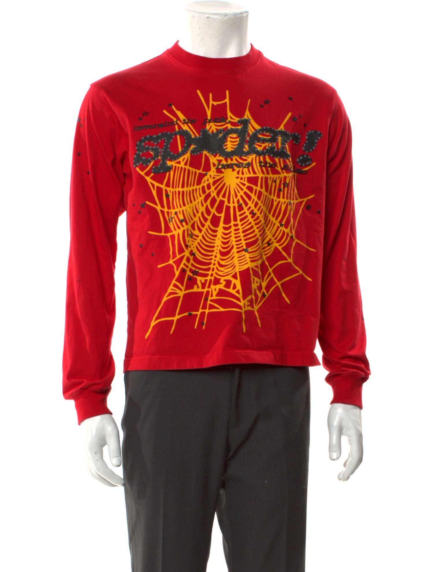 Spider Worldwide x Young Thug Graphic Print Crew Neck Sweatshirt